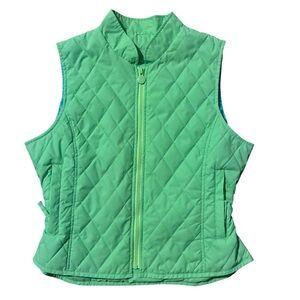 Green Quilted Women's Vest